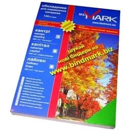 Обкладинка для палітурки bindMARK карт. Кантри А4 230г/м2 (100 шт.) зел.(8717201111269) (41705)