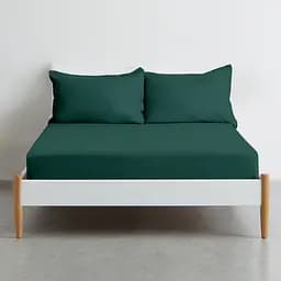 Простирадло Cosas на резинці 100х200 pine dark, зелений (GreenDark_100x200x20) - мініатюра 3