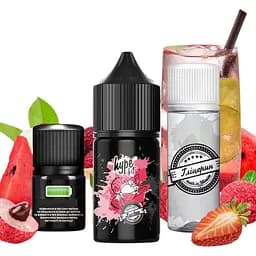 Набір компонентів для самозамісу сольової рідини Hype 30 мл 0-50 мг Lychee Лічі (16866)