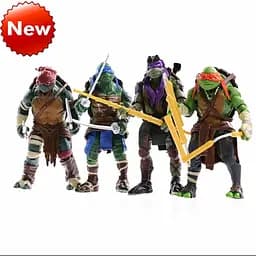 Набір шарнірних фігурок Черепашки-ніндзя, Teenage Mutant Ninja Turtles, 4 шт