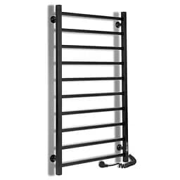 Електрична рушникосушарка Laris Зебра Альфа ЧФЧ10 500x900 Е права R3 73207630, Чорний матовий, Праве, Електронний