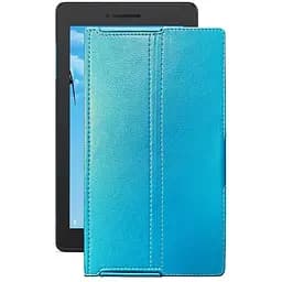 Чехол StatusCASE из экокожи для планшета Lenovo Tab E7 TB7104L Голубой