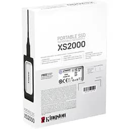 Портативний SSD Kingston 500GB USB 3.2 Gen 2x2 Type-C XS2000 - мініатюра 6
