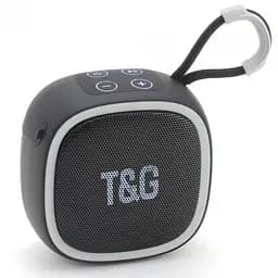 Маленькая Bluetooth-колонка с ремешком черная TG659 BT/USB/TF/FM 5W