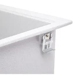 Кухонна мийка Lidz 460x515/200 GRA-09 (LIDZGRA09460515200), Сірий - мініатюра 6