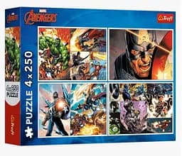 Пазли "Героічні дні", 13309 Trefl, 4х250 елементів (5900511133097)