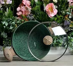 Каструля Fissman Malachite з антипригарним покриттям EcoStone Ø20хØ18х9,8 см kuh0007767 - мініатюра 2