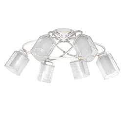 Люстра потолочная Brille в спальню E14 40W WH (LK-633C/6)