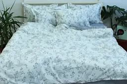 Комплект постільної білизни з компаньйоном TAG Tekstil R-T9148 King Size (Євро maxi)