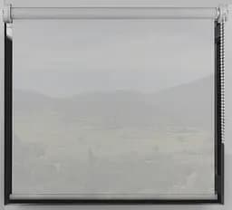 Тканинний ролет Скрін Білий(Люкс BSC-201) напівпрозорі 180*200