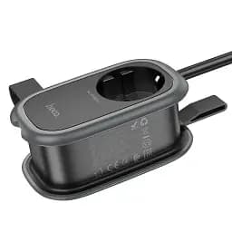 Мережевий подовжувач Hoco NS7 Sharp 1 position (PD20W/1C2A) Desktop Socket Black - мініатюра 5