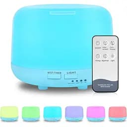 Зволожувач Cool Mist Air DIFFOFE з дистанційним керуванням, 7 світлодіодних індикаторів 300 мл