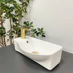 Умивальник VBI Fermo R white підвісний VBI-015606, Білий - мініатюра 6