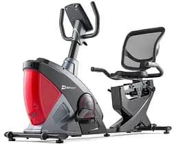 Горизонтальний велотренажер Hop-Sport HS-070L Helix червоний iConsole+ - мініатюра 1