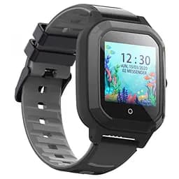 Детские умные смарт-часы Wonlex KT20 с камерой WI-FI GPS SIM-карта видеозвонок Black (17765)