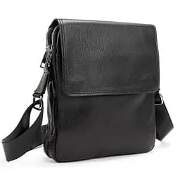 Кожаный мессенджер с клапаном на два отдела Tiding Bag M56-3508A