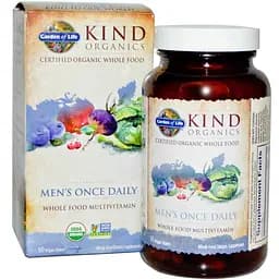 Вітаміни для чоловіків Garden of Life Men's Whole Food Multivitamin 60 таблеток