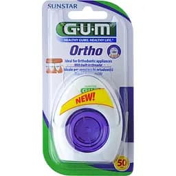 Зубна нитка GUM Ortho ортодонтична 50 використань