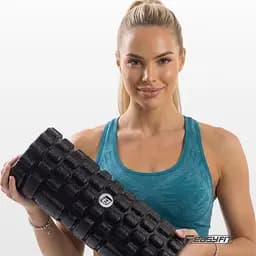 Масажний ролик EasyFit Grid Roller EPP 33 см - мініатюра 8