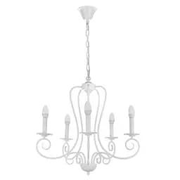 Люстра підвісна Brille свічка E14 40W WH (BKL-589S/5)