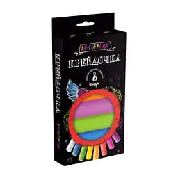 Мел для рисования на асфальте Крейдочка Danko Toys КRD-02-02U 8 шт, толстые