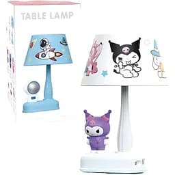 Детская настольная лампа Куроми белая (343A)