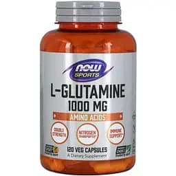 Аминокислота Now Sports L-Glutamine 1000 мг 120 капсул