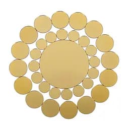 Дзеркальний декор Wall Sticker SW-00002499 акриловий самоклеючий 33 шт. золото