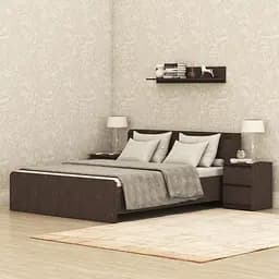 Кровать двуспальная MebelStar Нео 160x200 см Дуб ристрето (MBS-1131)