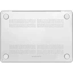 Пластикова накладка (верх та низ) HardShell Case для Apple MacBook Air 15.3` M2 A2941 2023 Crystal Grey [98197] - мініатюра 2