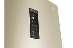 Холодильник LG GW-B499SEFZ 2 м 360 л А ++ Total No Frost лінійний компресор зовнішній дисплей бежевий - мініатюра 4