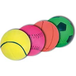 Игрушка для собак Croci Резиновый мяч неон литой сияющий 5.5 см