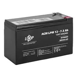 Акумулятор LogicPower AGM LPM 12V - 7.5 Ah (LP3864)