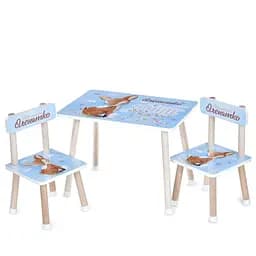 Детский Столик M 501-13 столешница 60 х 40 см, 2 стульчика