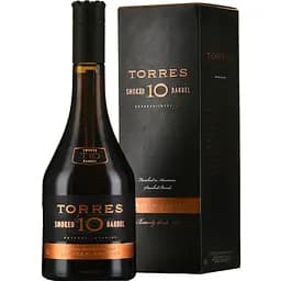 Бренді Torres Smoked Barrel 10 років витримки 38% 0.7 л у подарунковій упаковці