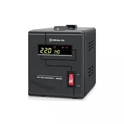 Стабілізатор напруги Real-El STAB ENERGY-1000 (EL122400012) - мініатюра 4