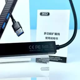 Хаб розгалужувач спідниця XO Hub014A на 3 порти Usb + microSD - мініатюра 4