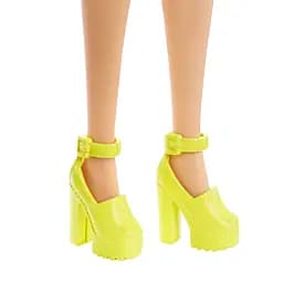 Лялька Barbie Модниця з брекетами у смугастій сукні (HJR96) - мініатюра 5