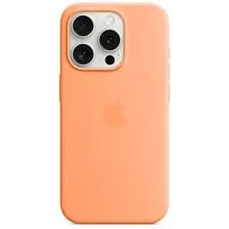 Силіконовий чохол CasePro Silicone Case with MagSafe Orange Sorbet для iPhone 15 Pro