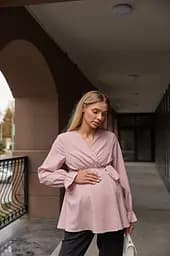 Блуза для вагітних та годуючих Toscana S (42) Lullababe Пудровий - мініатюра 2