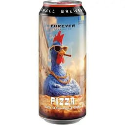 Пиво Forever Pizza светлое нефильтрованное 6.5% 0.5 л