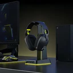 Бездротові ігрові Bluetooth навушники Onikuma B2 Геймерська гарнітура з мікрофоном Чорні - мініатюра 4
