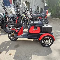 Електроскутер Триколісний Crosser TR1 Pro (1200W, 72V, 24Ah) Червоний - мініатюра 9