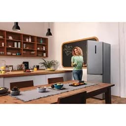 Холодильник Gorenje з нижн. мороз. камерою 185х60х60 см 2 двері 210(110) л А++ NoFrost Plus зовн. диспл сірий - мініатюра 5