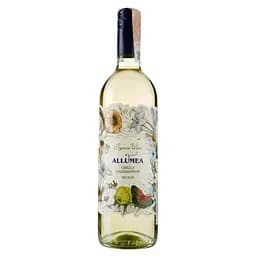Вино Allumea Грело Шардоне, біле, напівсухе, органічне, 12%, 0,75 л