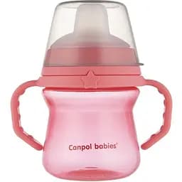 Кружка тренировочная Canpol babies First Cup Bonjour Paris 150 мл розовый