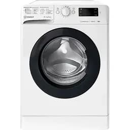 Стиральная машина Indesit фронтальная, 6 кг, 1200, A+++, 43 см, дисплей, инвертор, люк черный, белый