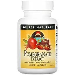 Екстракт гранату звичайного Source Naturals Pomegranate Extract 500 мг 60 таблеток