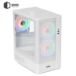 Корпус QUBE GEON ARGB White (GEON_GWNU3) - мініатюра 4