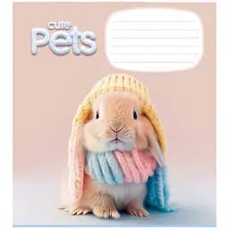 Набор тетрадей Школьник Cute pets в линию 12 листов 30 шт. (012-3253L)